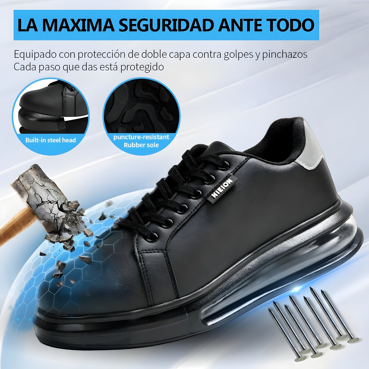 Tenis de Seguridad Casuales NIEION