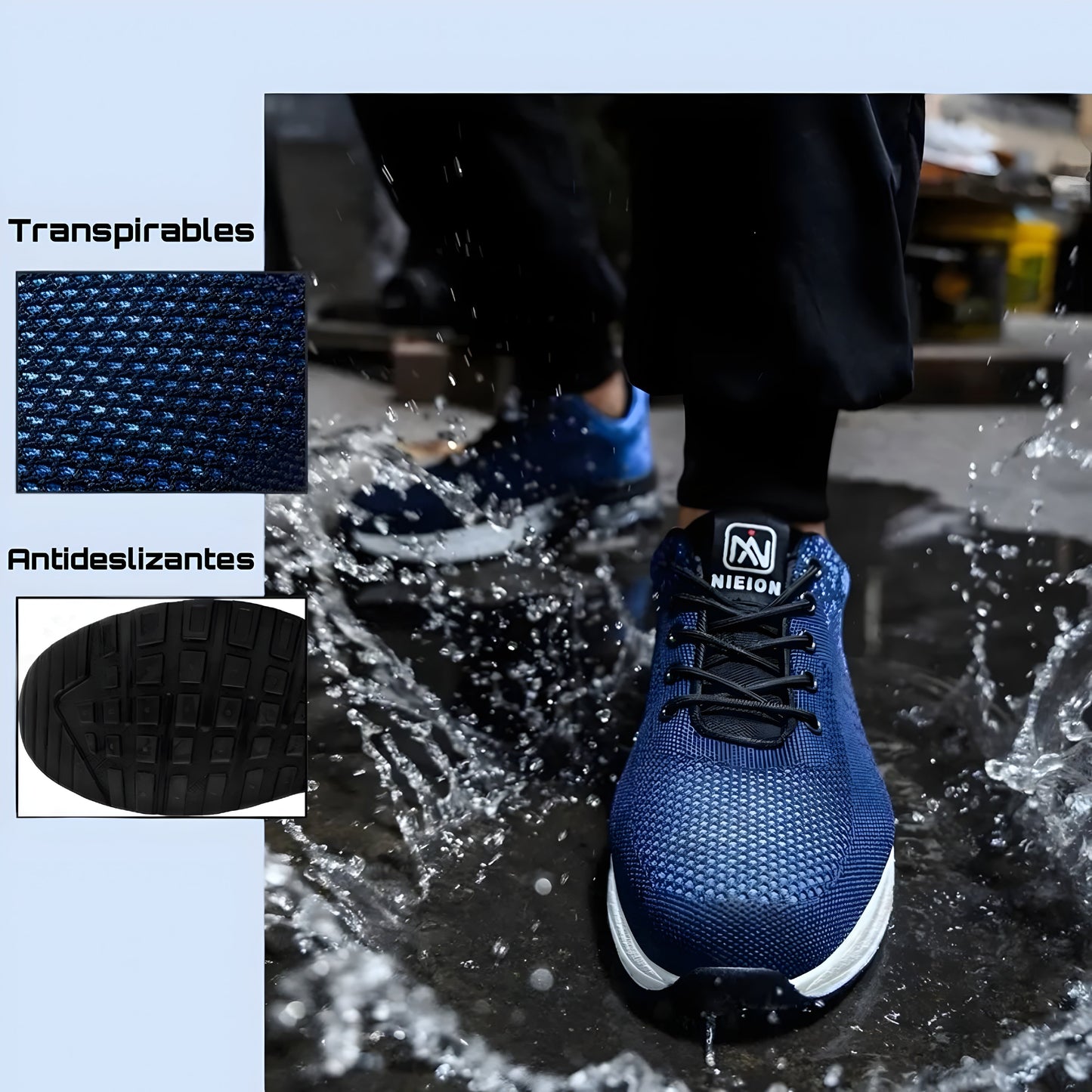 Tenis de Seguridad Deportivos NIEION